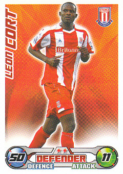 Leon Cort Stoke City 2008/09 Topps Match Attax #254